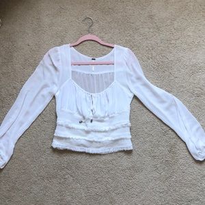 Free people Lolita milkmaid blouse